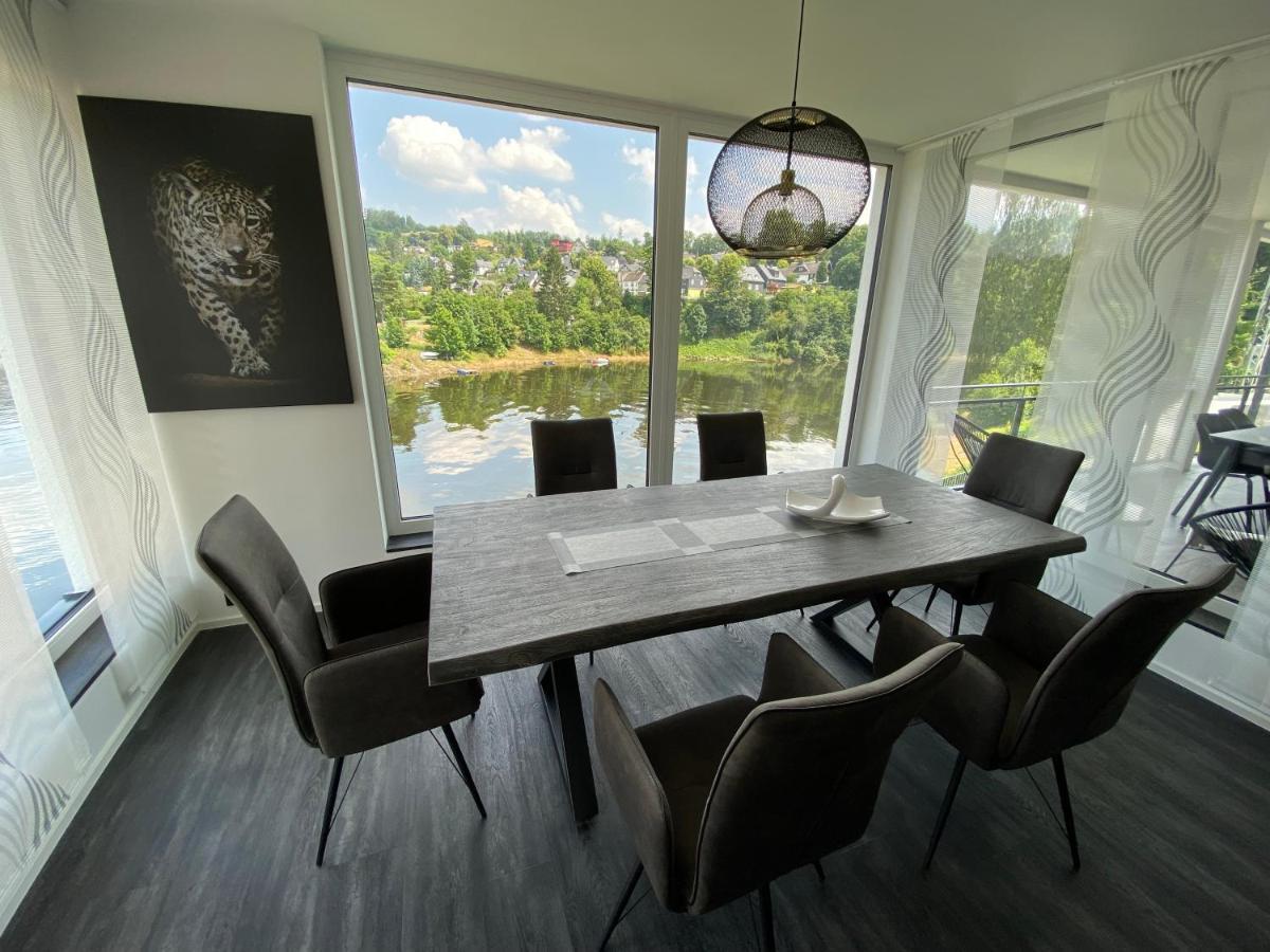 Apartments Saaldorf-Ferienhaus Mit 6 Apartments 45Qm-120Qm Direkt Am Thueringer Meer-Bleilochtalsperre บาดโลเบนชไตน์ ภายนอก รูปภาพ