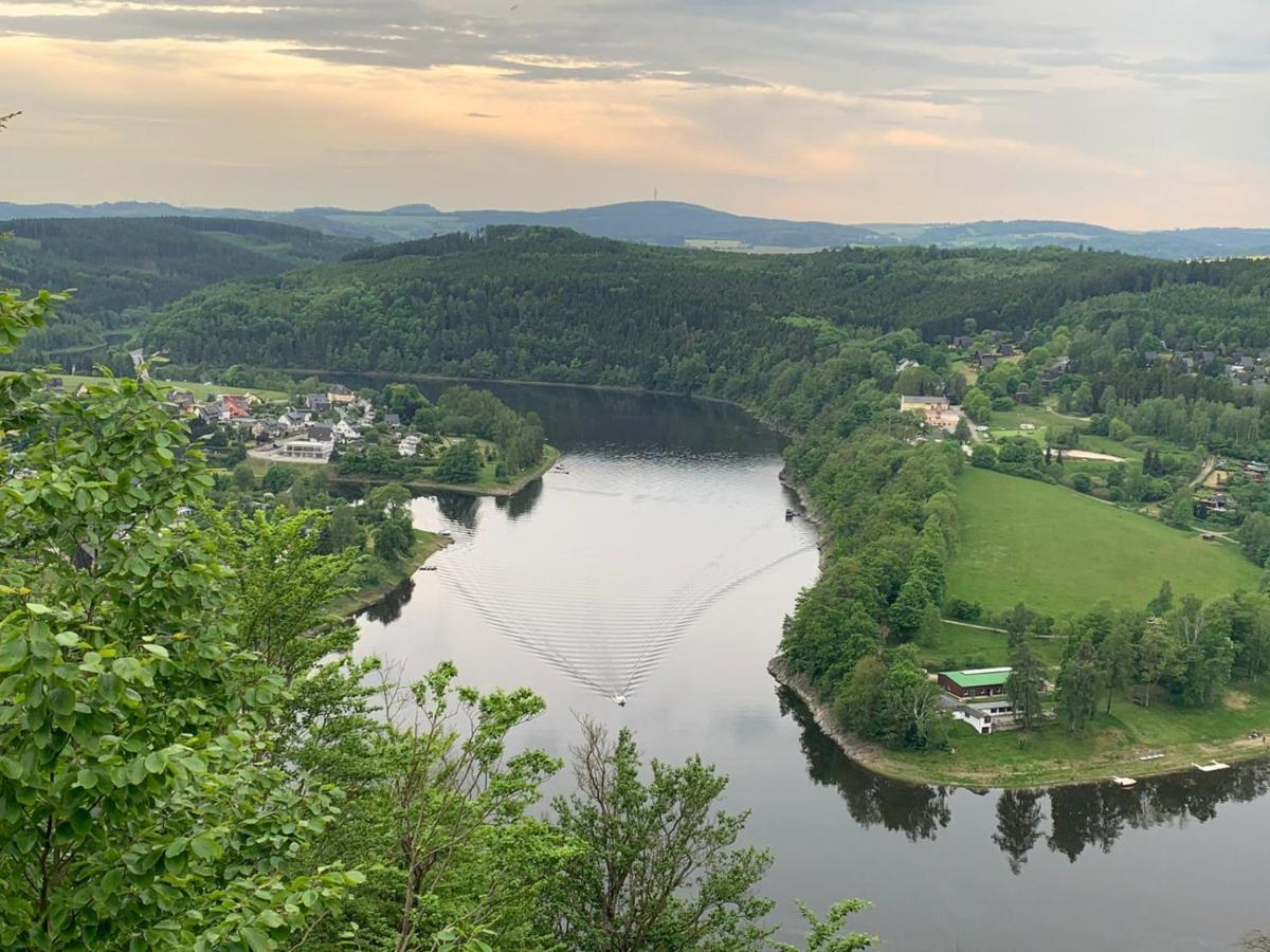 Apartments Saaldorf-Ferienhaus Mit 6 Apartments 45Qm-120Qm Direkt Am Thueringer Meer-Bleilochtalsperre บาดโลเบนชไตน์ ภายนอก รูปภาพ